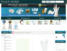 Tablet Screenshot of produitjetable.com